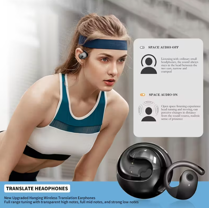 Smart-Übersetzungs-Kopfhörer mit Echtzeit-Sprachübersetzung